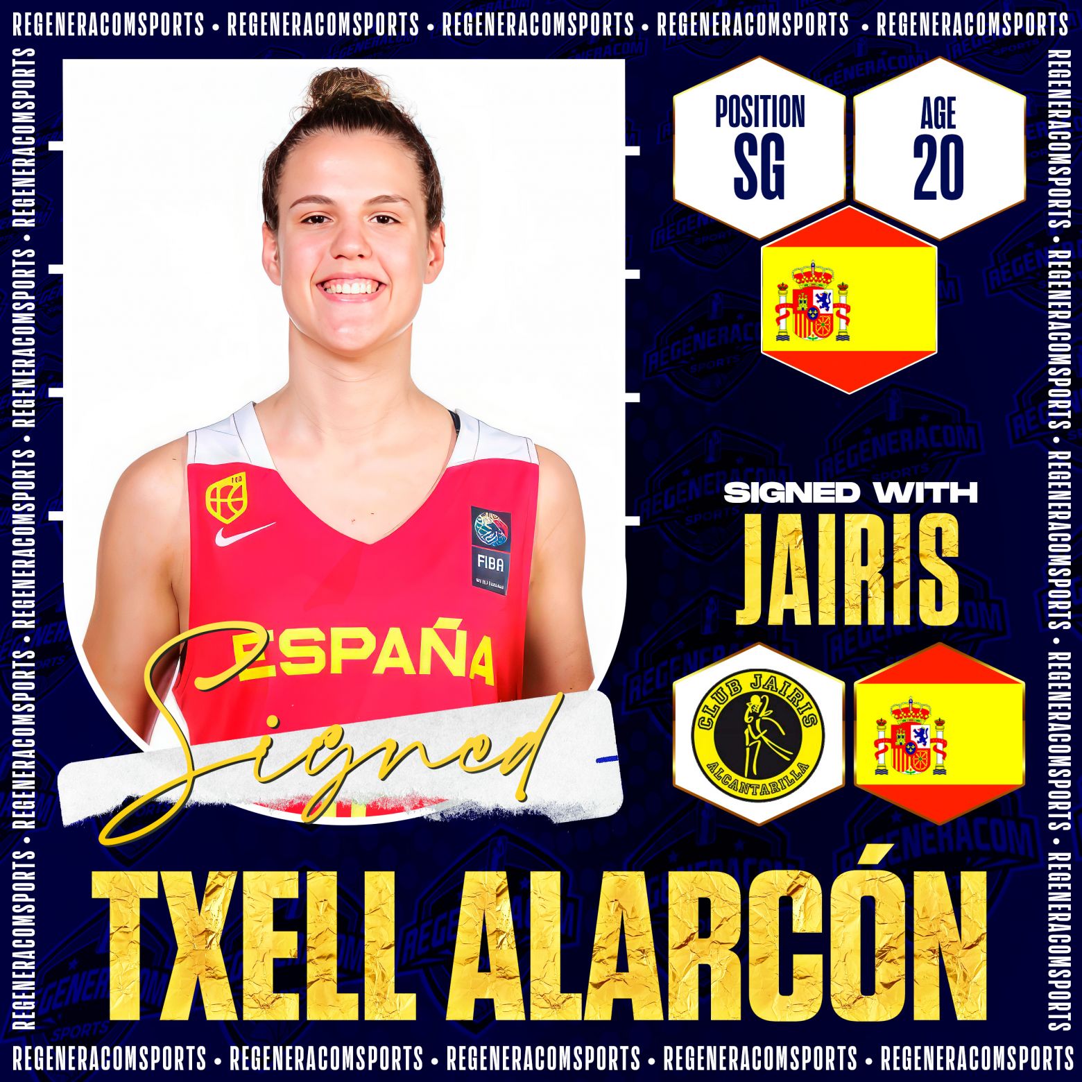 Txell Alarcón ha firmado con Hozono Jairis para la temporada 2024/25