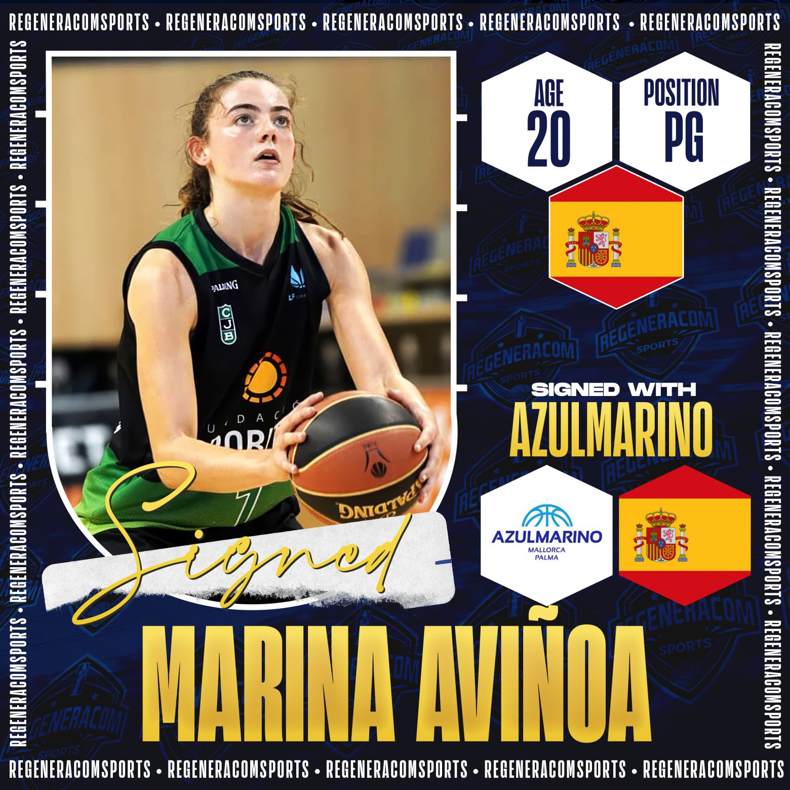 Marina Aviñoa ha firmado con Azulmarino Mallorca para la temporada 2024/25