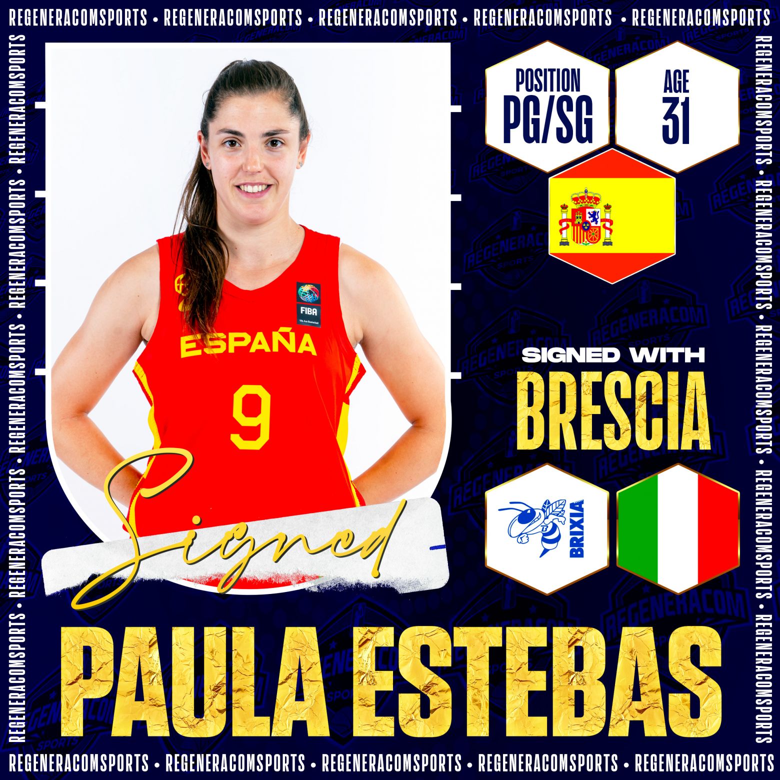 Paula Estebas has signed in Italy with Brescia for the 2024/25 season