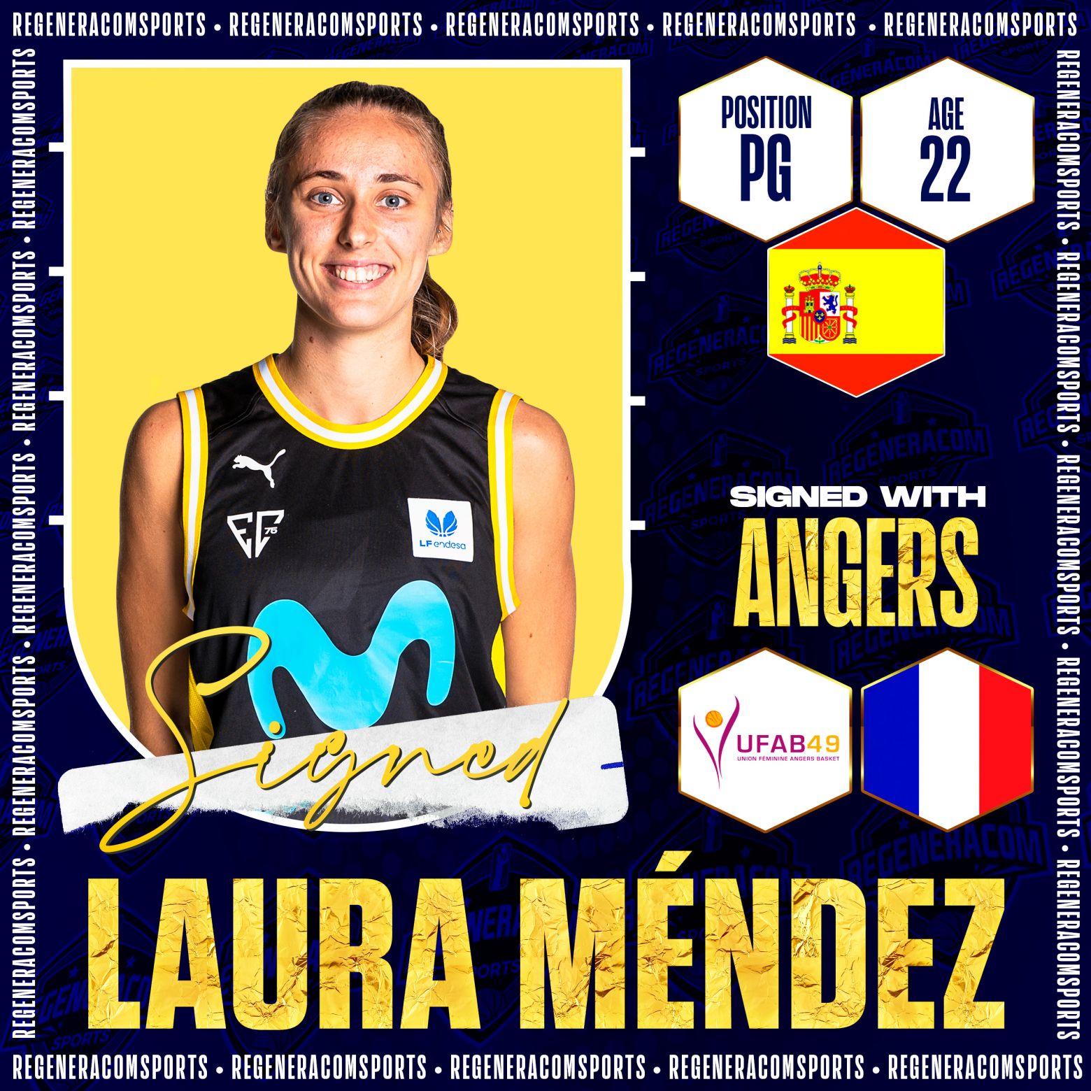 Laura Méndez has signed in France with Angers for the 2024/25 season