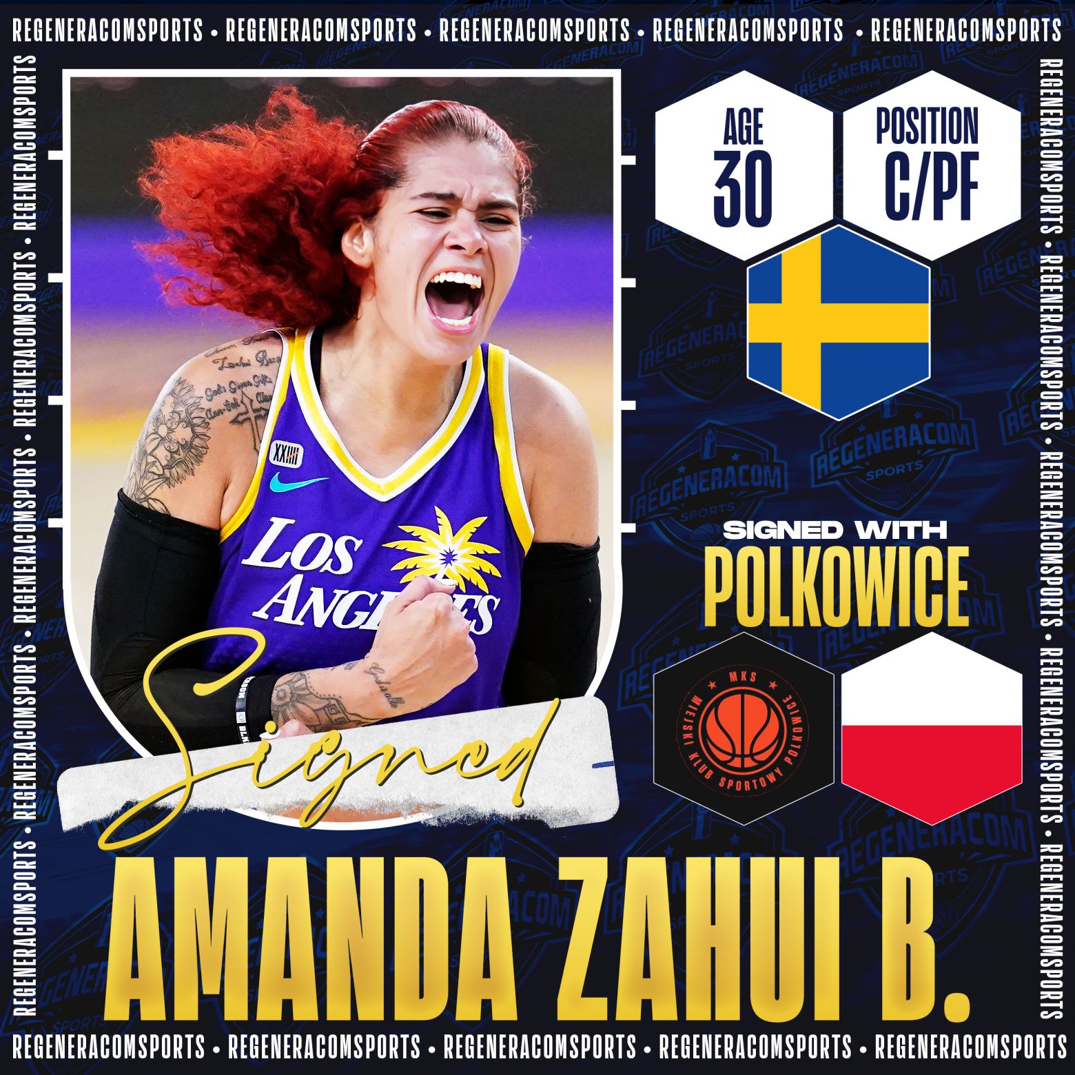 Amanda Zahui ha firmado con Polkowice para la temporada 2024/25