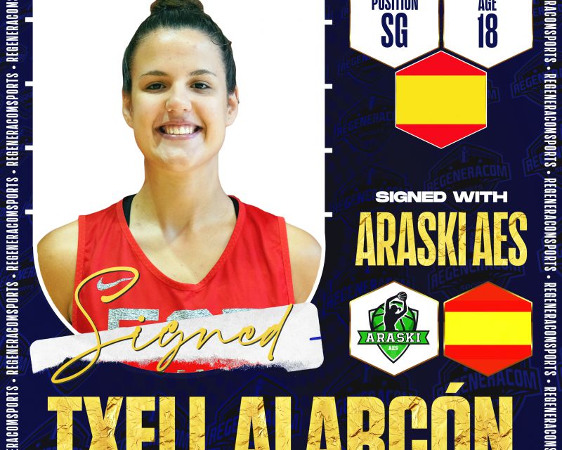 TXELL ALARCÓN ha firmado con Araski para las temporadas 2022/23 y 2023/24