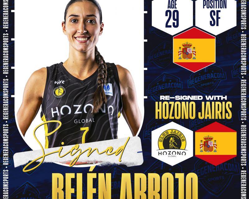 Belén Arrojo will remain as Hozono Jairis captain for the 2024/25 season