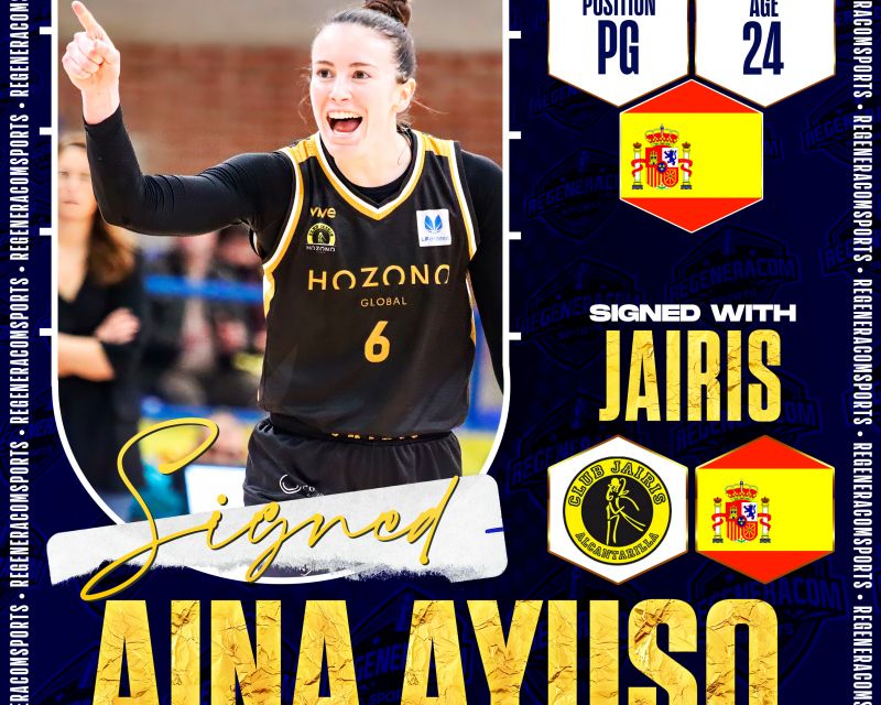 Aina Ayuso ha renovado con Hozono Jairis para la temporada 2024/25