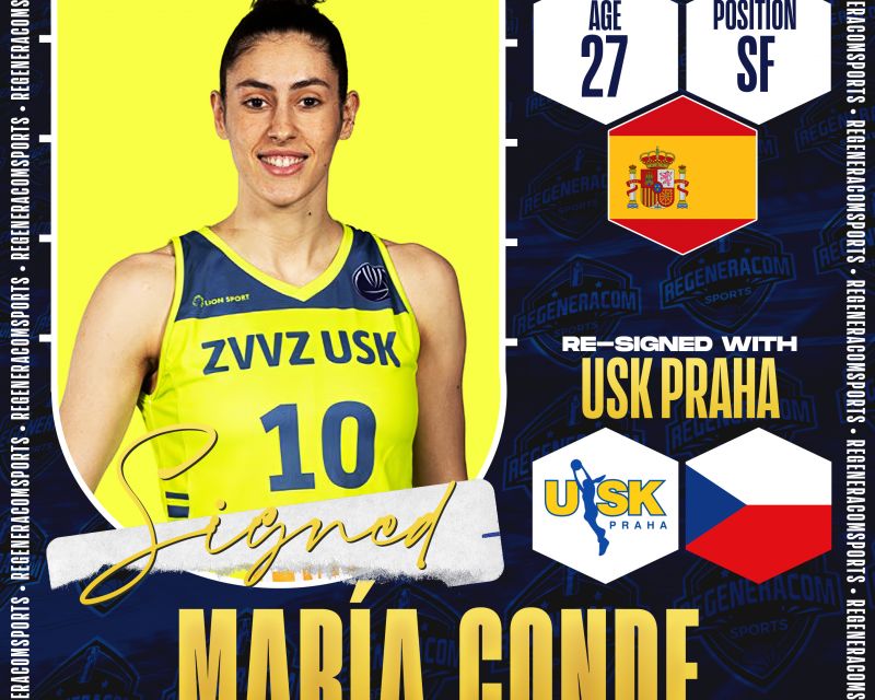 María Conde will continue in USK Praha during the 2024/25 season