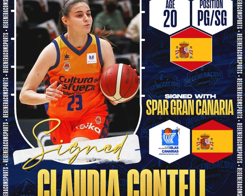 Claudia Contell ha firmado con SPAR Gran Canaria para la temporada 2024/25