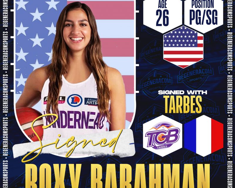 Roxy Barahman ha firmado en Francia con Tarbes para la temporada 2024/25