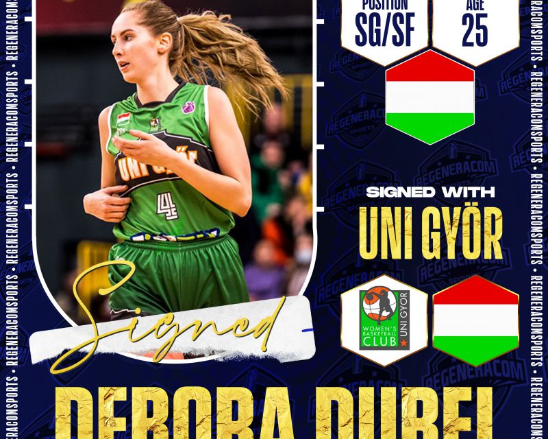 DEBORA DUBEI ha renovado con Uni Györ para las temporadas 2022/23 y 2023/24