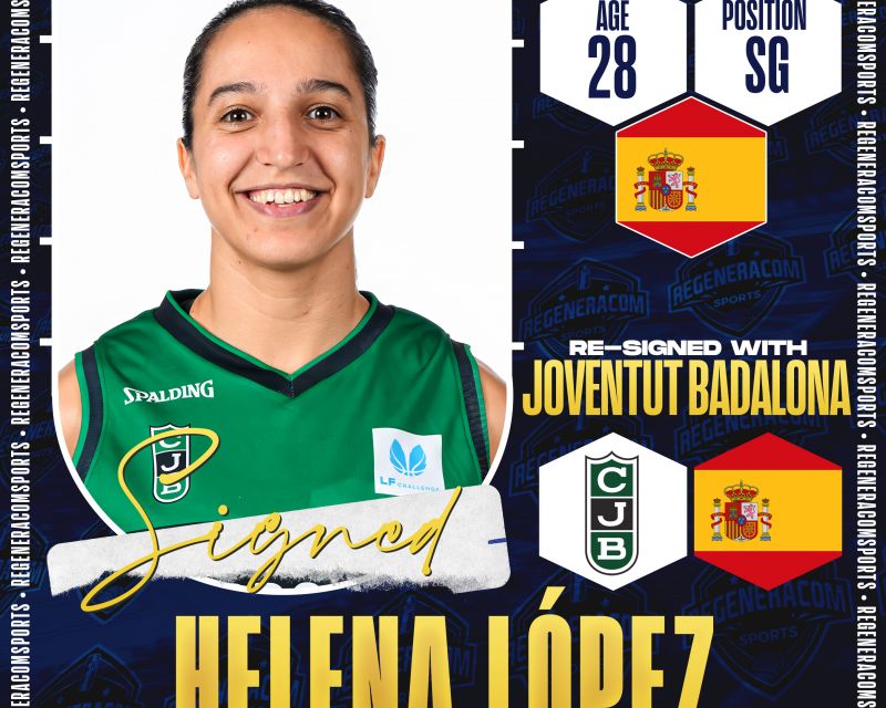 Helena López will remain at Joventut Badalona during the 2024/25 season