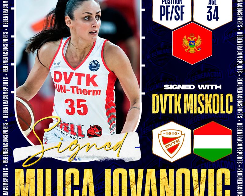 Milica Jovanovic has re-signed with Miskolc for the 2024/25 season