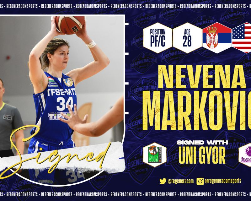 NEVENA MARKOVIC ha firmado en Hungría con Uni Györ para la temporada 2021/22