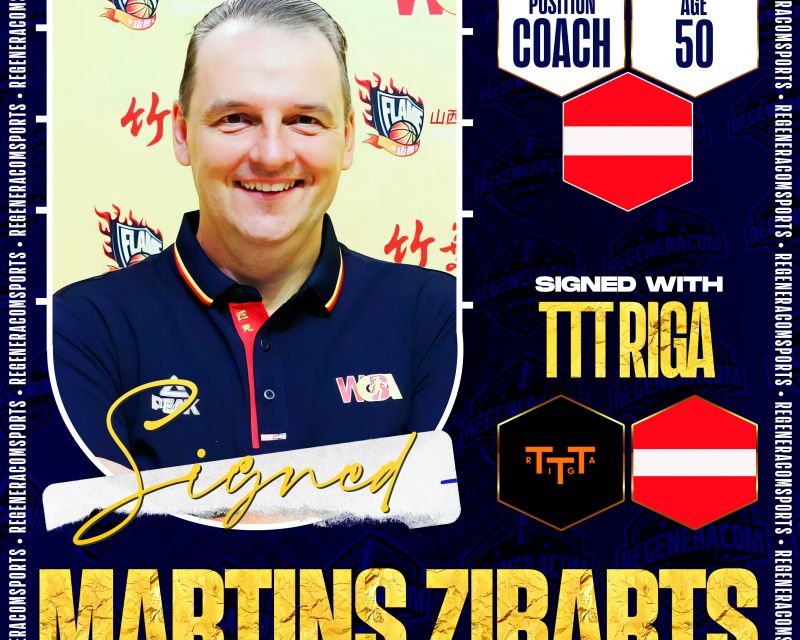 MArtins Zibarts has signed with TTT Riga for the 2024/25 season